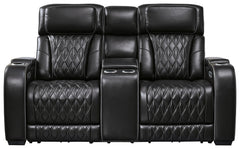 Boyington Power Reclining Loveseat with Console - MyWaynesHome #