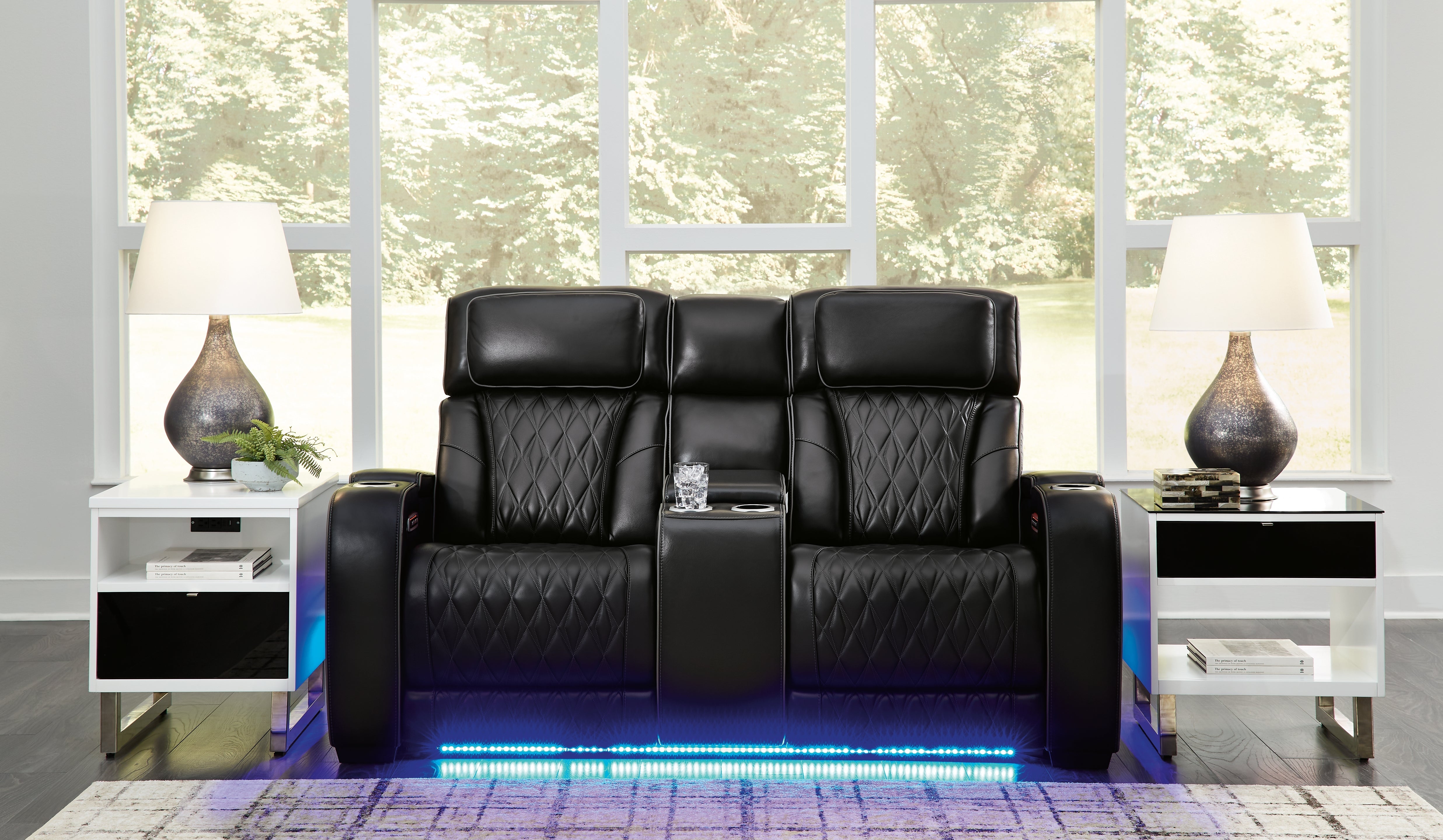 Boyington Power Reclining Loveseat with Console - MyWaynesHome #