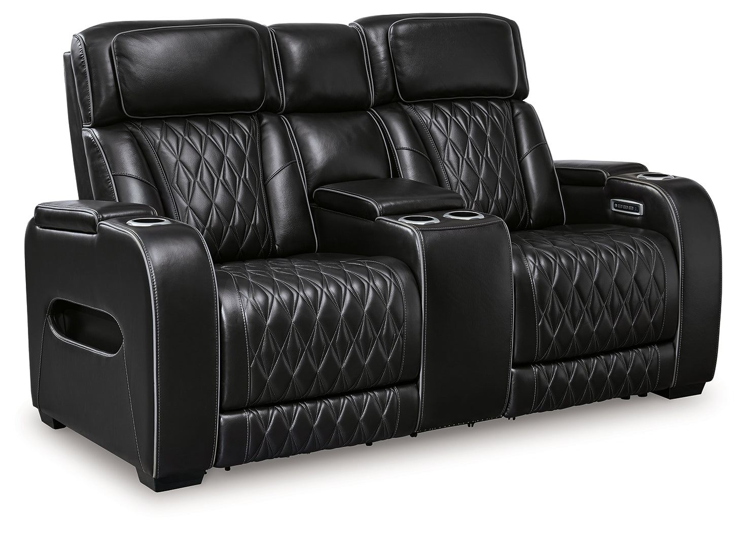 Boyington Power Reclining Loveseat with Console - MyWaynesHome #